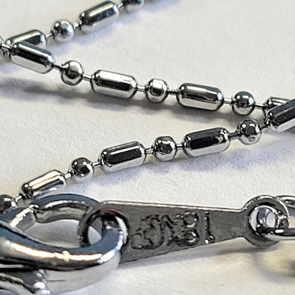 Red Hot Chili Pepper Pendant with Swaroski elements On18K Silver Necklace - Picture 10 of 10